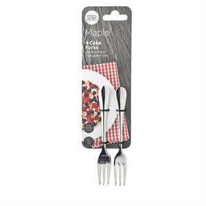 Taylor's Eye Witness Maple Set of 4 Cake Forks